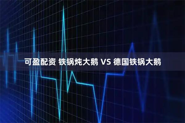 可盈配资 铁锅炖大鹅 VS 德国铁锅大鹅