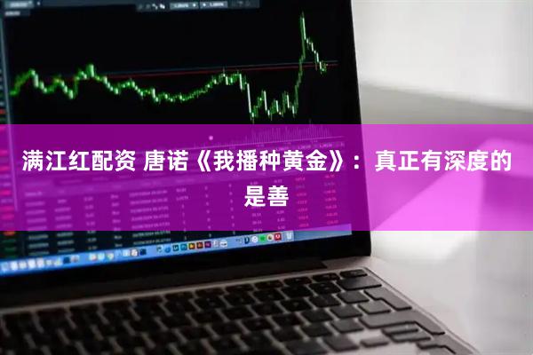 满江红配资 唐诺《我播种黄金》：真正有深度的是善